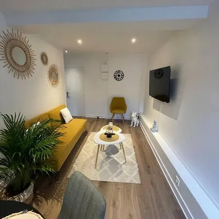 Le Sunny-hyper Centre -proche Gare - Paisible -wifi Hd -netflix-ideal Couple Business Et Famille Appartement *